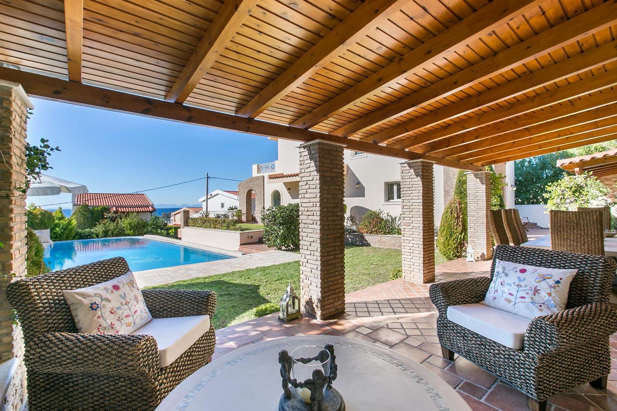 Villa Melia Kaap Soenion Buitenkant foto